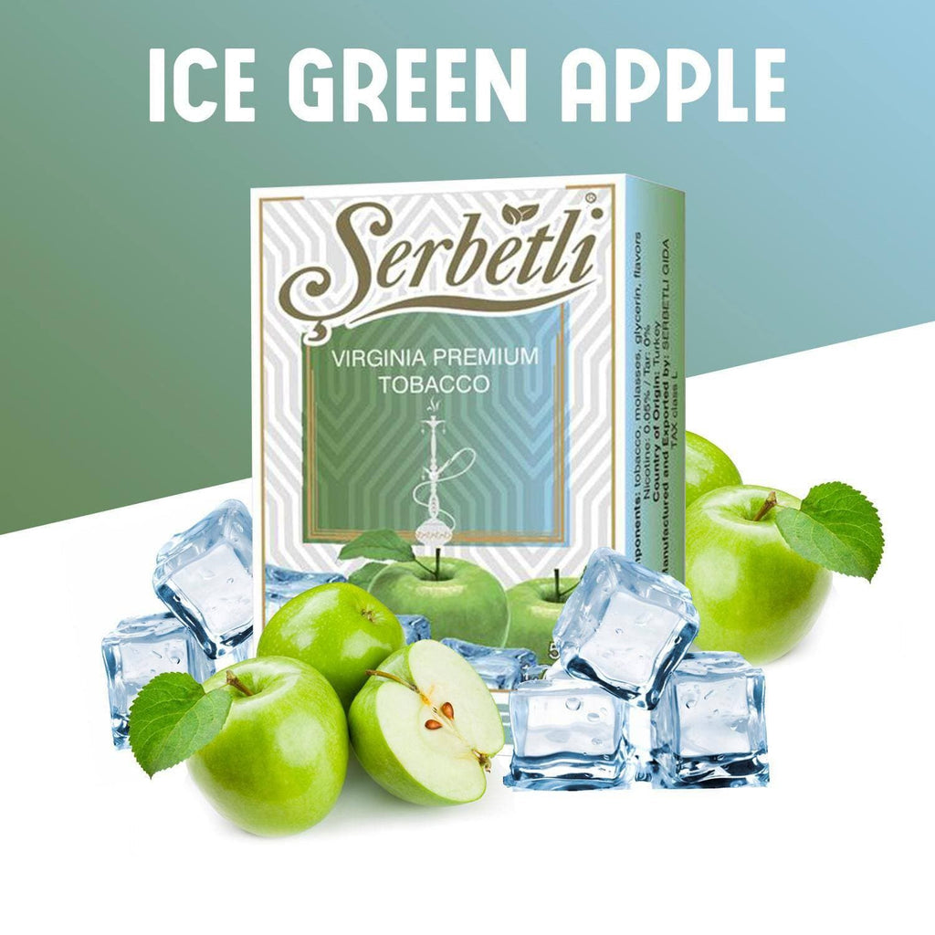 Serbetli - Ice Green Apple - TheHoookahClub