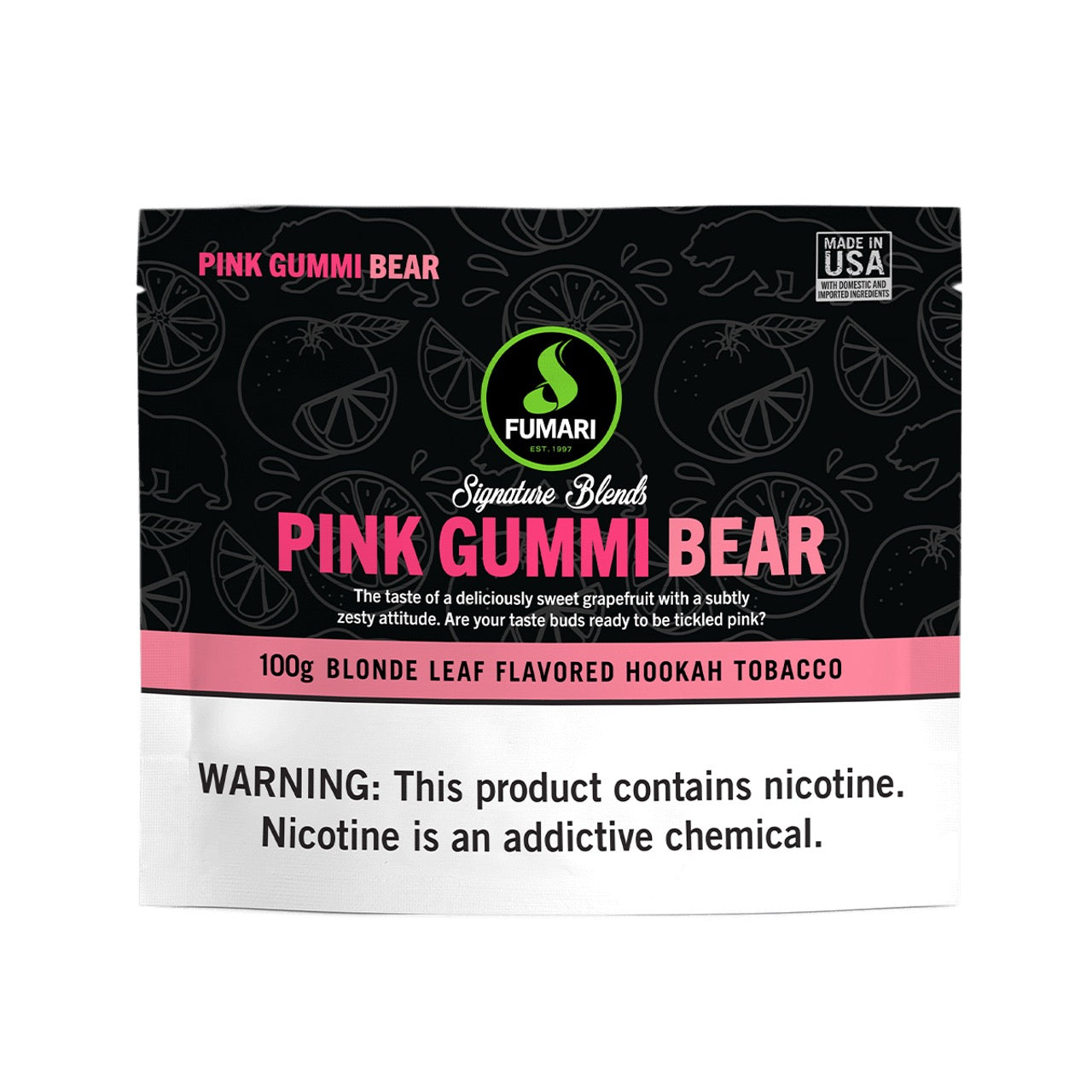 Fumari - Pink Gummy Bear - TheHoookahClub