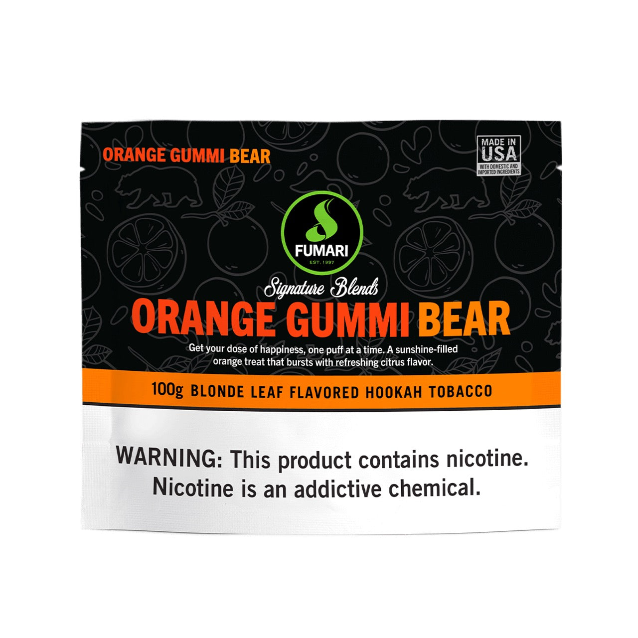 Fumari - Orange Gummy Bear - TheHoookahClub