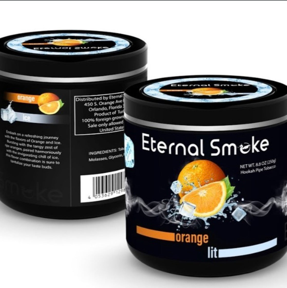 Eternal Smoke - Orange Lit - TheHoookahClub