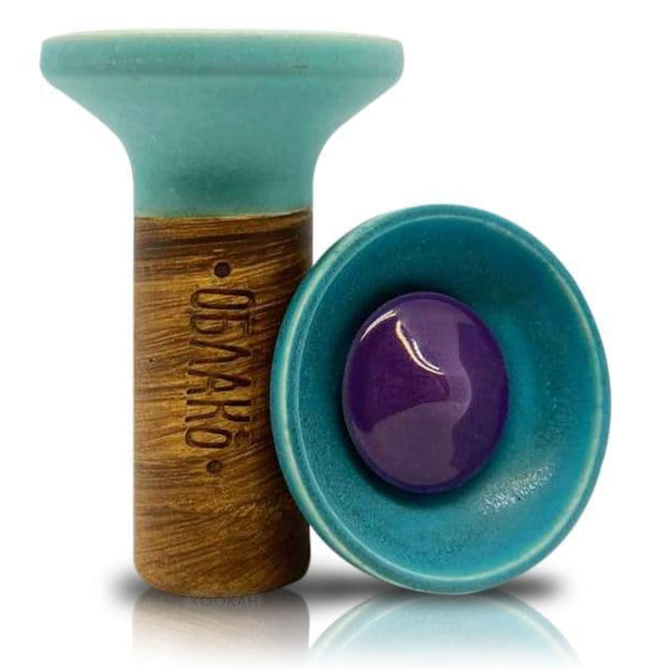 Oblako Flow - Purple on Matt Teal - TheHoookahClub