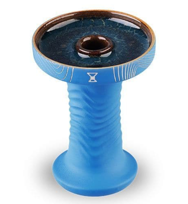 Alpha Hookah Bowl - Wave Phunnel (Atlantic Blue) - TheHoookahClub