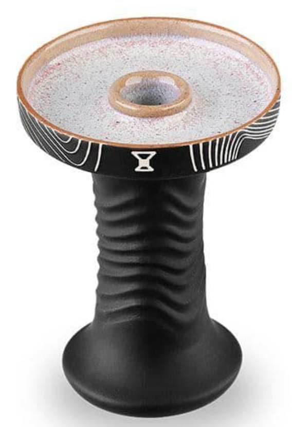 Alpha Hookah Bowl - Wave Phunnel (South Black) - TheHoookahClub