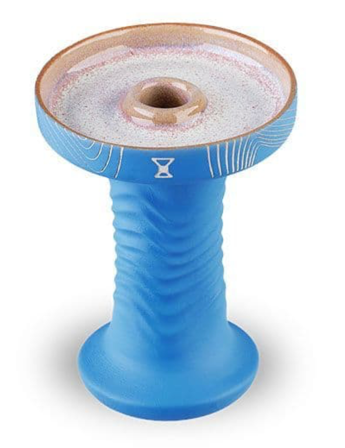 Alpha Hookah Bowl - Wave Phunnel (South Blue) - TheHoookahClub