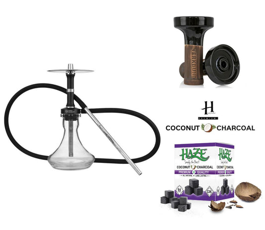 First Hookah Core Light Mini - Black - TheHoookahClub