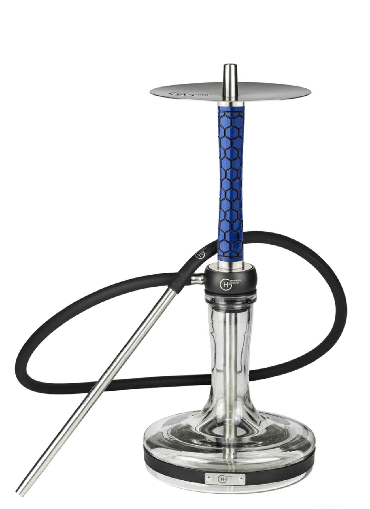 Geometry Little Bro Woody Honeycombe Gloss - Gloss Blue - TheHoookahClub