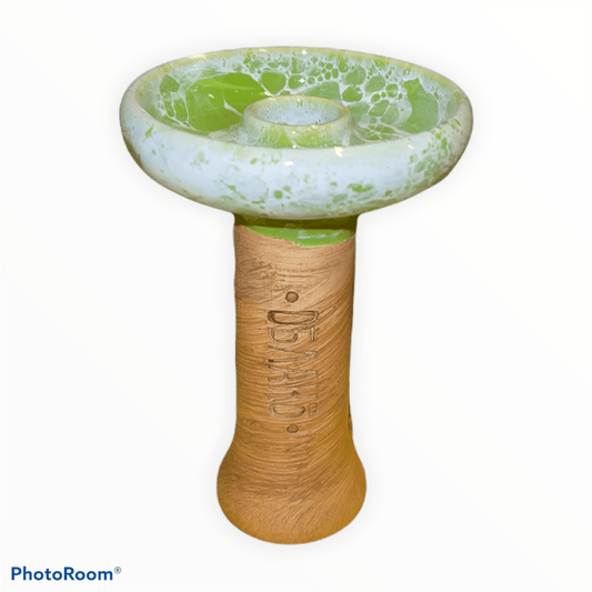 Oblako Phunnel L - Marble Green White - TheHoookahClub