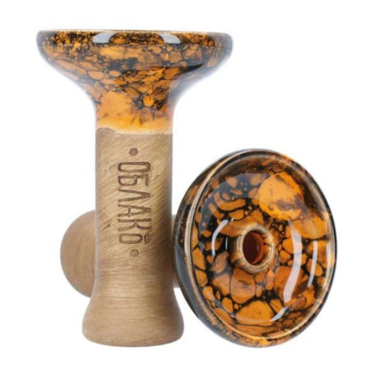 Oblako Phunnel M - Orange Black Marble - TheHoookahClub