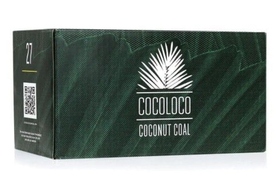 CocoLoco Shisha Coconut Coals 27mm - TheHoookahClub