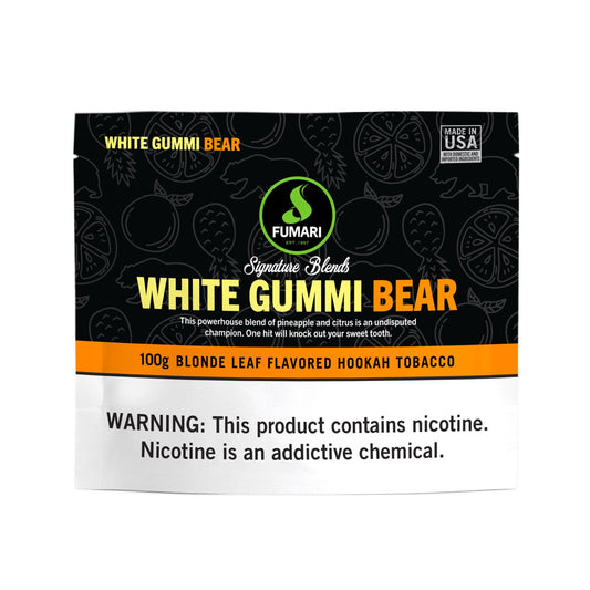 Fumari White Gummy Bear - TheHoookahClub