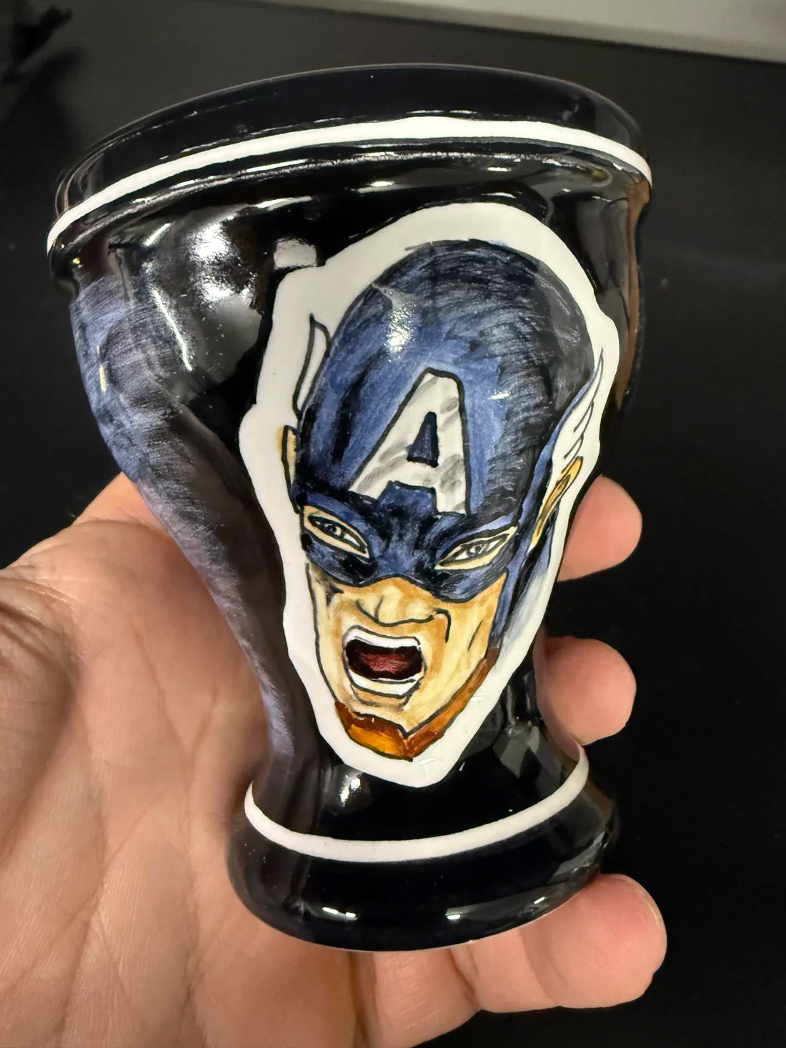 Captain America Olla Bowl - TheHoookahClub