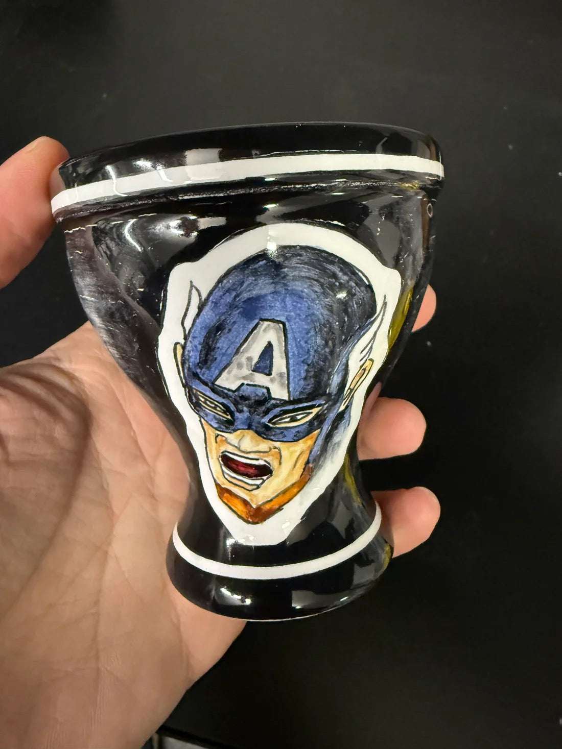Captain America Olla Bowl - TheHoookahClub
