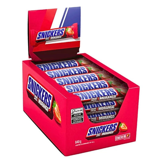 Snickers Morango (Brazil) Strawberry Flavour Limited Edition - (42g)