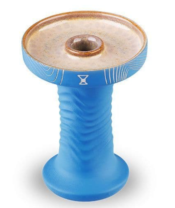 Alpha Hookah Bowl - Wave Phunnel  (Arctic Blue) - TheHoookahClub