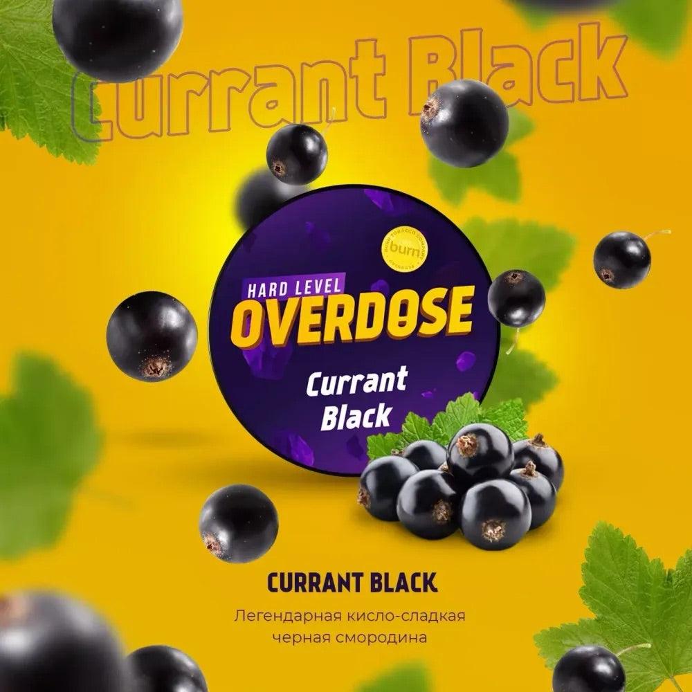 Burn Overdose - Currant Black - TheHoookahClub