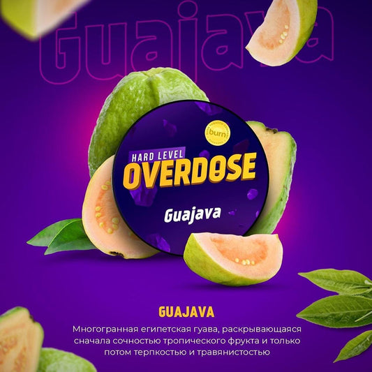 Burn Overdose - Guajava - TheHoookahClub