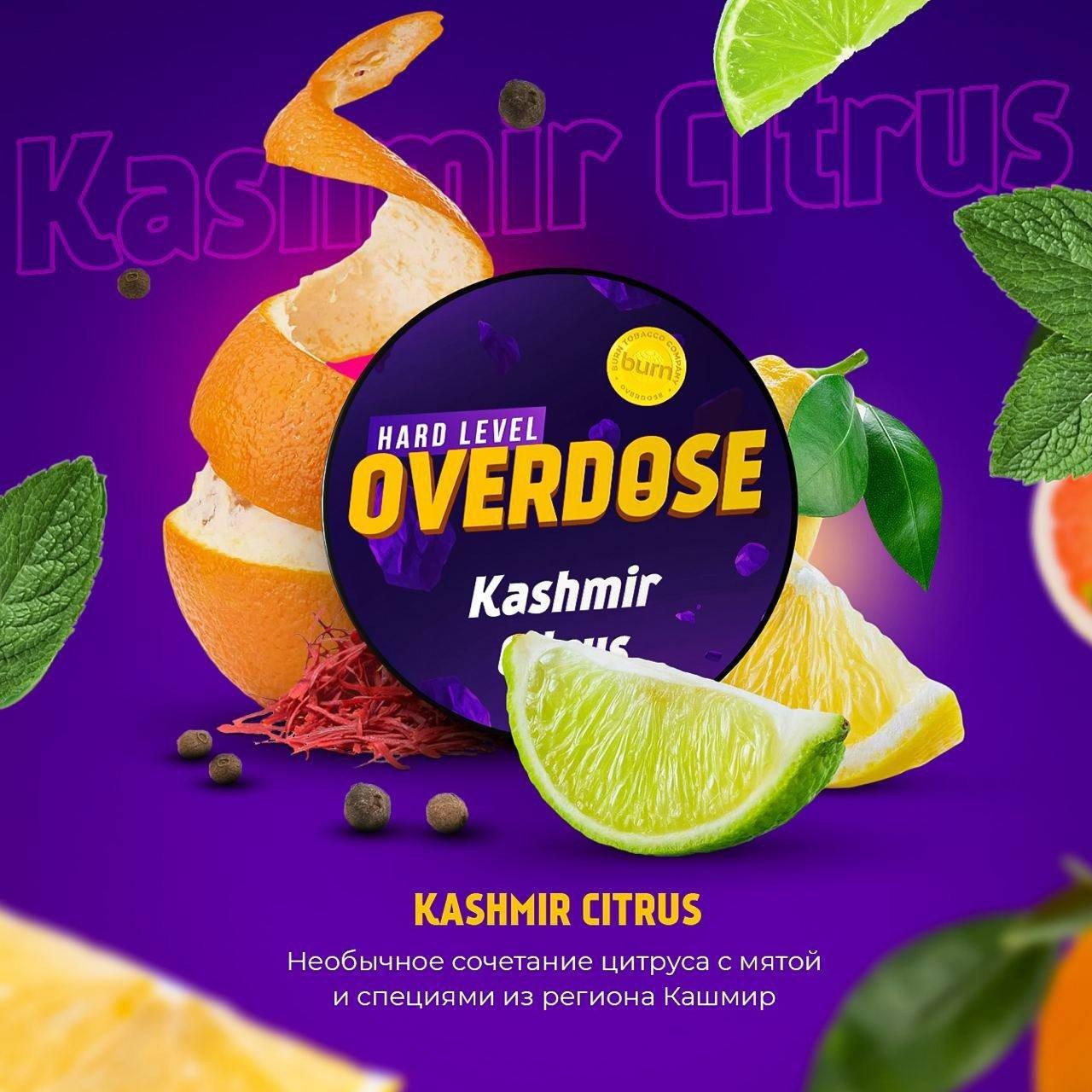 Burn Overdose - Kashmir Citrus - TheHoookahClub