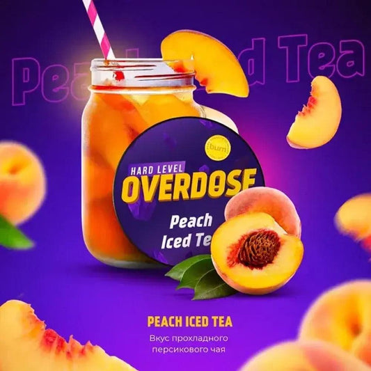 Burn Overdose - Peach Iced Tea - TheHoookahClub