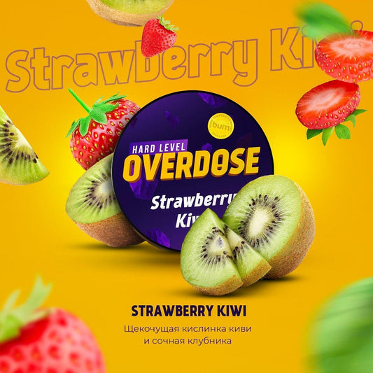 Burn Overdose - Strawberry Kiwi - TheHoookahClub