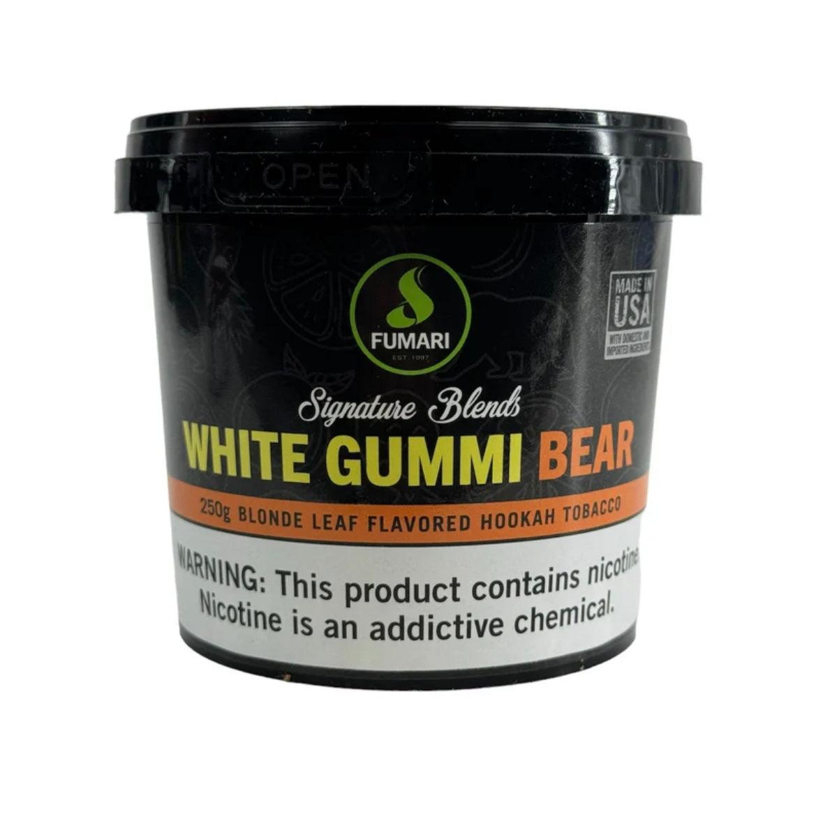 Fumari White Gummy Bear 250g TUB - TheHoookahClub