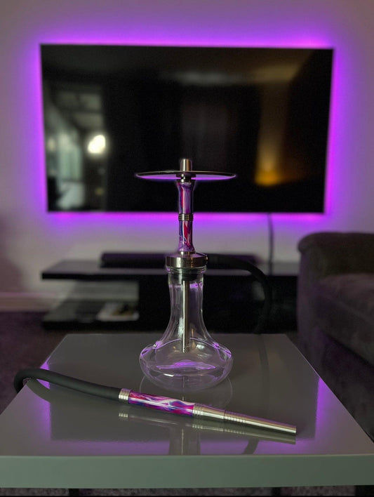 First Hookah Core Mini - Wavy Purple - TheHoookahClub